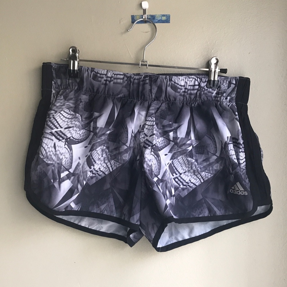 Adidas Womens Marathon 20 Grey 3” Lightweight Lined Running Shorts Size: M